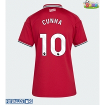 Manchester United Matheus Cunha #10 Hjemmedrakt Dame 2026-27 Kortermet